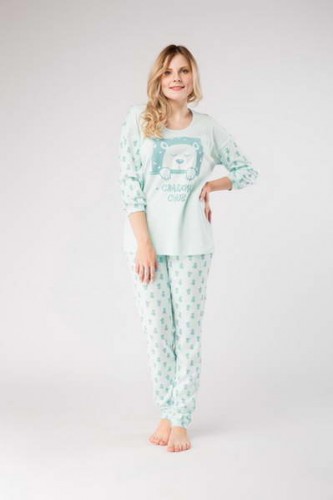 1.) Пижама женская Р212300. Цена 34,20 руб.